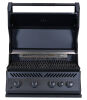 Napoleon Einbau/- Built-In Gasgrill 300 Series Mattschwarz mit Untergestell, Abdeckhaube & Drehspieß