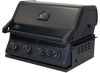 Napoleon Einbau/- Built-In Gasgrill 300 Series Mattschwarz mit Untergestell, Abdeckhaube & Drehspieß