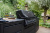 Napoleon Einbau/- Built-In Gasgrill 300 Series Mattschwarz mit Untergestell, Abdeckhaube & Drehspieß
