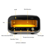 Ooni Volt 2 Elektro Pizzaofen, Dark Grey 230V