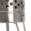 Petronax Feuertonne Pyron + Grillplatte + Abdeckhaube Set