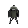 BSTRD. Pro Large Complete Keramikgrill  -  Alpine Green inkl. Abdeckhaube, BBQ Buch & Holzkohle