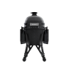 BSTRD. Large Complete Keramikgrill  -  Graphite  inkl. Abdeckhaube, BBQ Buch & Holzkohle