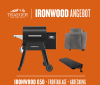 Traeger Ironwood 650 Starter-Set inkl. Abdeckhaube + Frontablage & Pellets