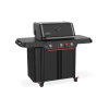 Weber Gasgrill Genesis E-330WR, Stealth Edition, inklusive Drehspieß