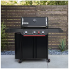 Weber Gasgrill Genesis E-330WR, Stealth Edition, inklusive Drehspieß