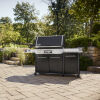 Weber Gasgrill Smart Summit FS38X Smart Grill - Black inkl. Plancha- Set