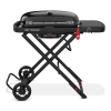 Weber Gasgrill Traveler Stealth inkl. Grillbürste