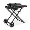 Weber Gasgrill Traveler Stealth inkl. Grillbürste