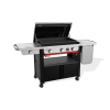 Weber Gasgrill/- Plancha Slate GPSB 76cm Premium mit Seitenkocher inkl. Grillbuch