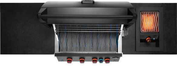 Napoleon Gagsgrillküche OASIS 106 Bundle, 32-Zoll Einbaugrill 700er-Serie Mattschwarz