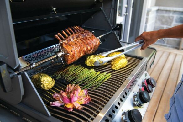 Grills mit sizzle zone deals
