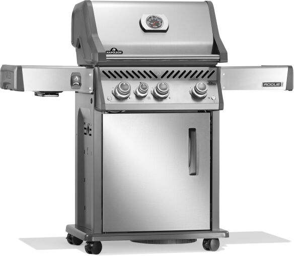 Napoleon Gasgrill Rogue PRO 425 SIB Edelstahl mit Infrarot-Seitenbrenner SIZZLE ZONE