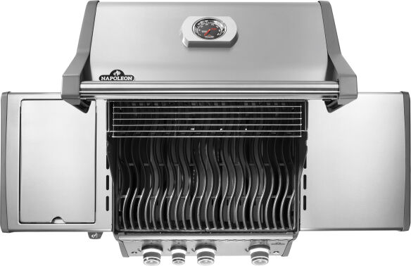 Napoleon Gasgrill Rogue PRO 425 SIB Edelstahl mit Infrarot-Seitenbrenner SIZZLE ZONE