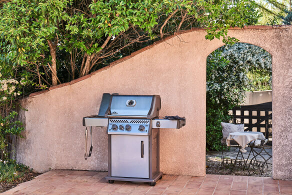 Napoleon Gasgrill Rogue PRO 425 SIB Edelstahl mit Infrarot-Seitenbrenner SIZZLE ZONE