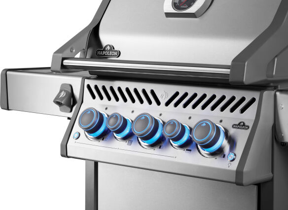 Napoleon Rogue PRO-S 425 Edelstahl, mit Edelstahl Rosten, Infrarot-Seiten- & Heckbrenner