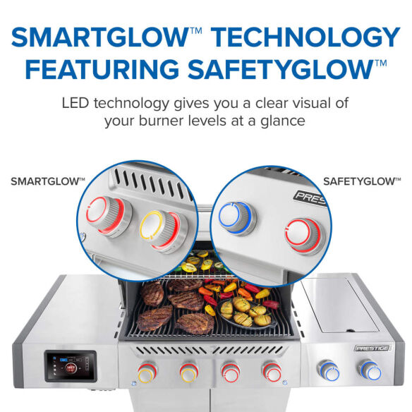 Napoleon Gasgrill SET Prestige Pro 500 Connected, Edelstahl inkl. Drehspieß, Abdeckhaube + Zubehör Mod. 2026