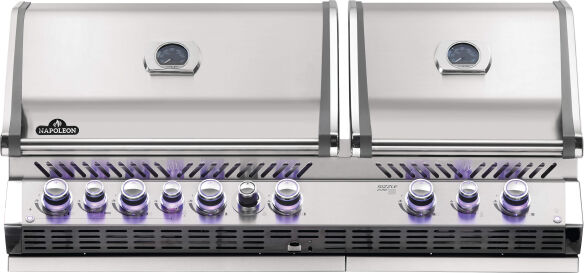 Napoleon Prestige Pro 825-3 Edelstahl Einbaugrill Gas - inkl. Drehspieß - Modell 2025
