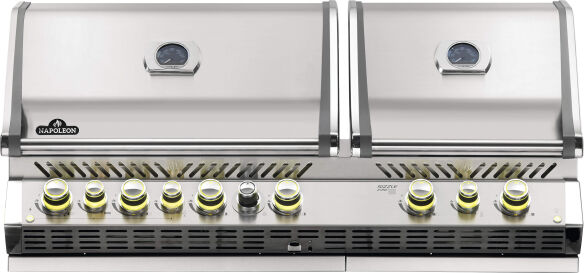 Napoleon Prestige Pro 825-3 Edelstahl Einbaugrill Gas - inkl. Drehspieß - Modell 2025
