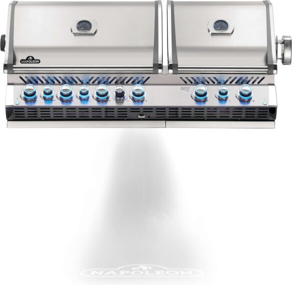 Napoleon Prestige Pro 825-3 Edelstahl Einbaugrill Gas - inkl. Drehspieß - Modell 2025