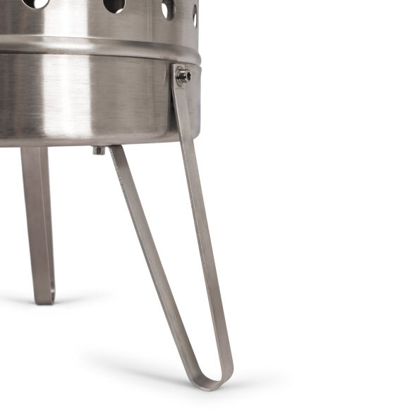 Petronax Feuertonne Pyron + Grillplatte + Abdeckhaube Set