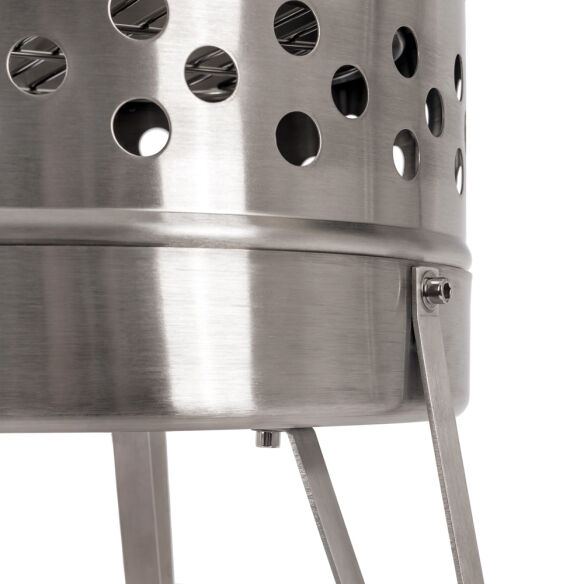 Petronax Feuertonne Pyron + Grillplatte + Abdeckhaube Set