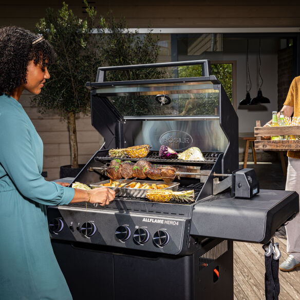 Rösle Gasgrill ALLFLAME Hero 4 