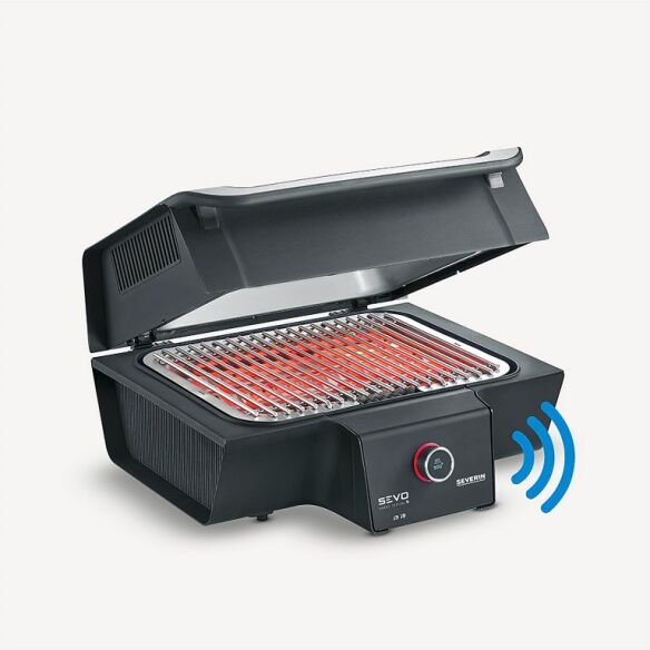 SEVERIN Elektrogrill SEVO Smart Control GT 3.000 W inkl. Abdeckhaube Mod.2024