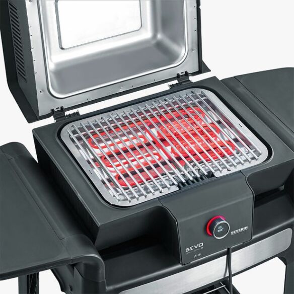 SEVERIN Elektrogrill SEVO Smart Control GTS inkl Abdeckhaube