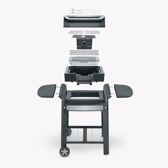SEVERIN Elektrogrill SEVO Smart Control GTS inkl Abdeckhaube