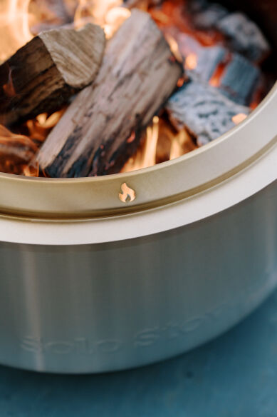 Solo Stove SET Edelstahl Feuerschale Summit 24 inkl. Abdeckhaube & Deckel