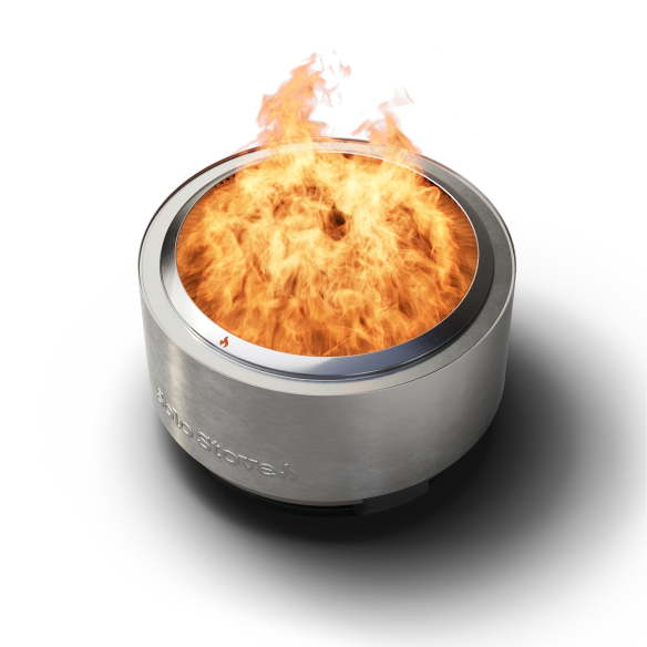 Solo Stove SET Edelstahl Feuerschale Summit 24 inkl. Abdeckhaube & Deckel