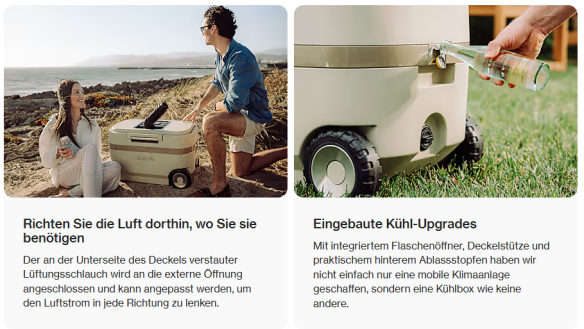 Solo Stove Windchill 47 Kühlbox + Mobile Klimaanlage inkl. Batterie