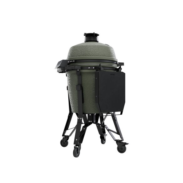 BSTRD. Pro Large Complete Keramikgrill  -  Alpine Green inkl. Abdeckhaube, BBQ Buch & Holzkohle
