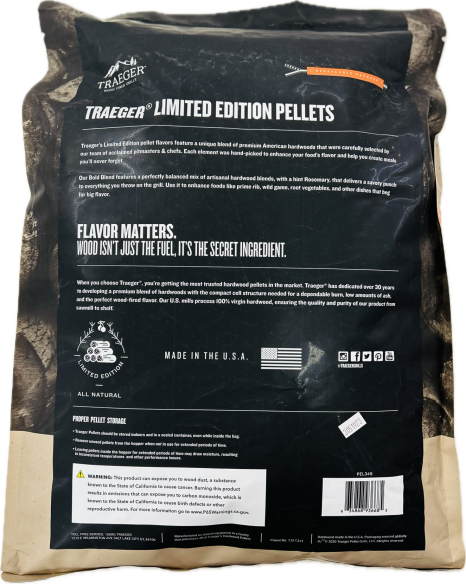 Traeger Hartholz Pellets Bold Blends 