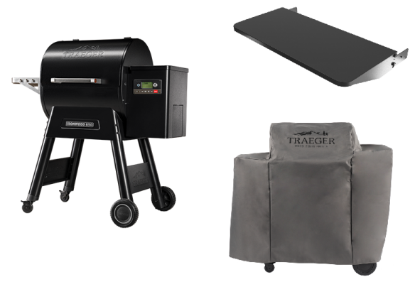Traeger Ironwood 650 Edition 2023 inkl. Frontablage + Abdeckhaube