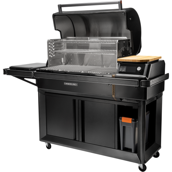 Traeger Pelletgrill Timberline XL inkl. Abdeckhaube & Frontablage + 2x 9kg Pellets 