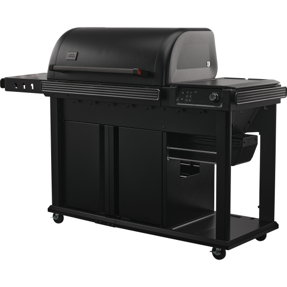 Traeger Pelletgrill Woodridge Elite INTL. inkl. Abdeckhaube & Ablagefach + 2x 9kg Pellets 