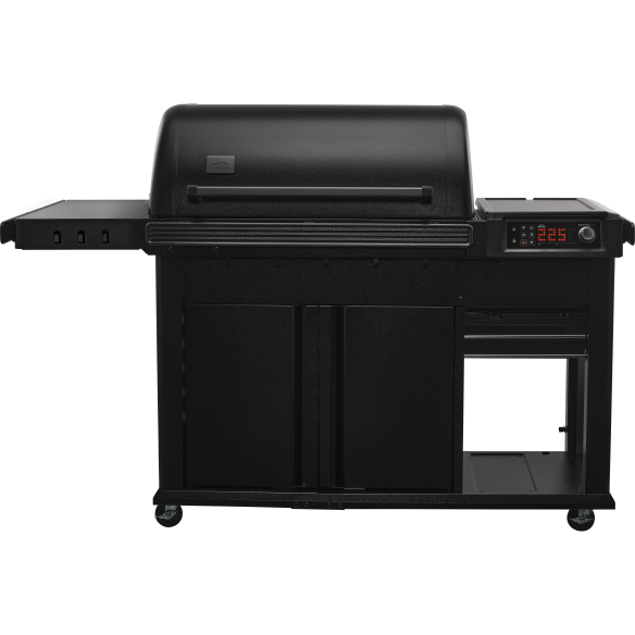 Traeger Pelletgrill Woodridge Elite INTL. inkl. Abdeckhaube & Ablagefach + 2x 9kg Pellets 