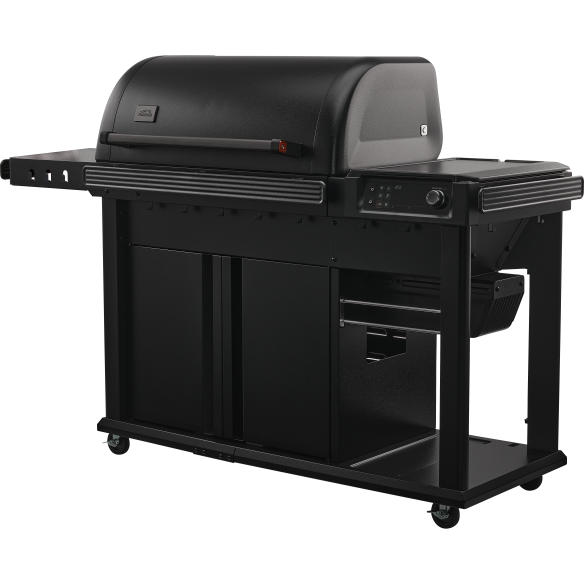 Traeger Pelletgrill Woodridge Elite INTL. inkl. Abdeckhaube & Ablagefach + 2x 9kg Pellets 