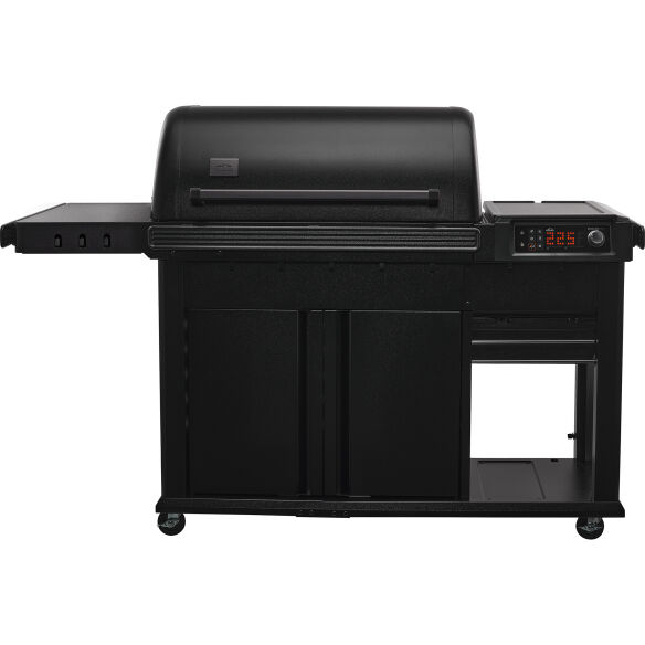 Traeger Pelletgrill Woodridge Elite INTL. inkl. Abdeckhaube & Ablagefach + 2x 9kg Pellets 