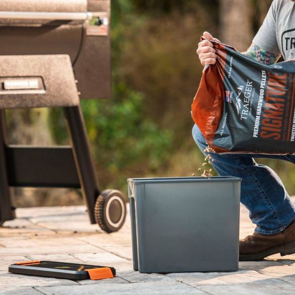 Traeger Staydry Pelletbehälter mit Deckel für 9 Kg Pellets