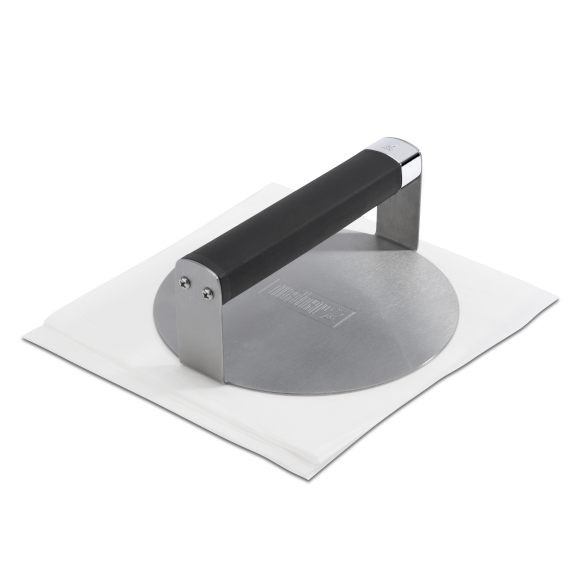 Weber Edelstahl Plancha Burgerpresse/- Smasher