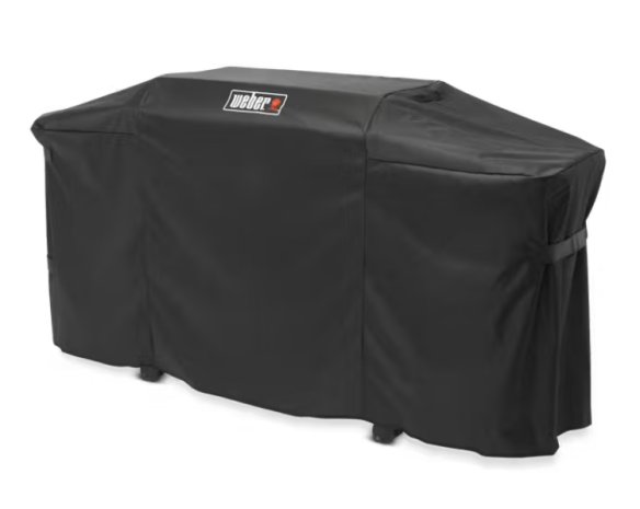 Weber Gasgrill/- Plancha Slate GPSB 76cm Premium mit Seitenkocher & Abdeckhaube