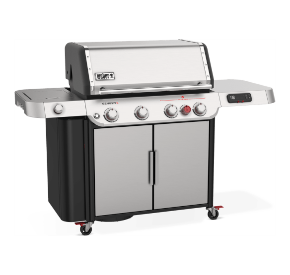 Weber Gasgrill Genesis SX-435 Edelstahl Smart Grill Mod.2024 inkl. Plancha- Set