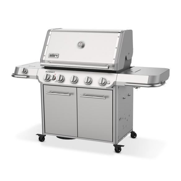 Weber Gasgrill Summit FS38 Gasgrill - Edelstahl Mod. 2024 inkl. Plancha- Set