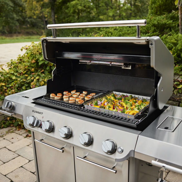 Weber Gasgrill Summit FS38 Gasgrill - Edelstahl Mod. 2024 inkl. Plancha- Set