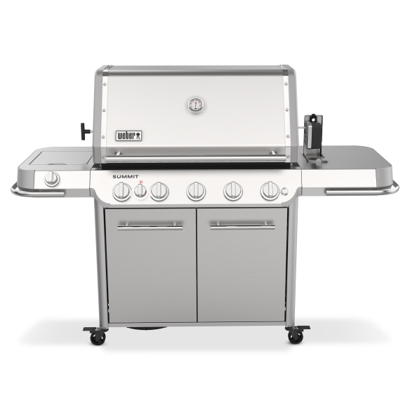 Weber Gasgrill Summit FS38 Gasgrill - Edelstahl Mod. 2024 inkl. Plancha- Set