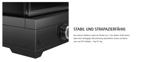 WMF Edition One Plancha-Set, 60 cm, elektrisch