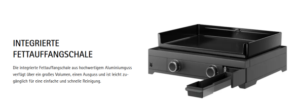 WMF Edition One Plancha-Set, 60 cm, Gas